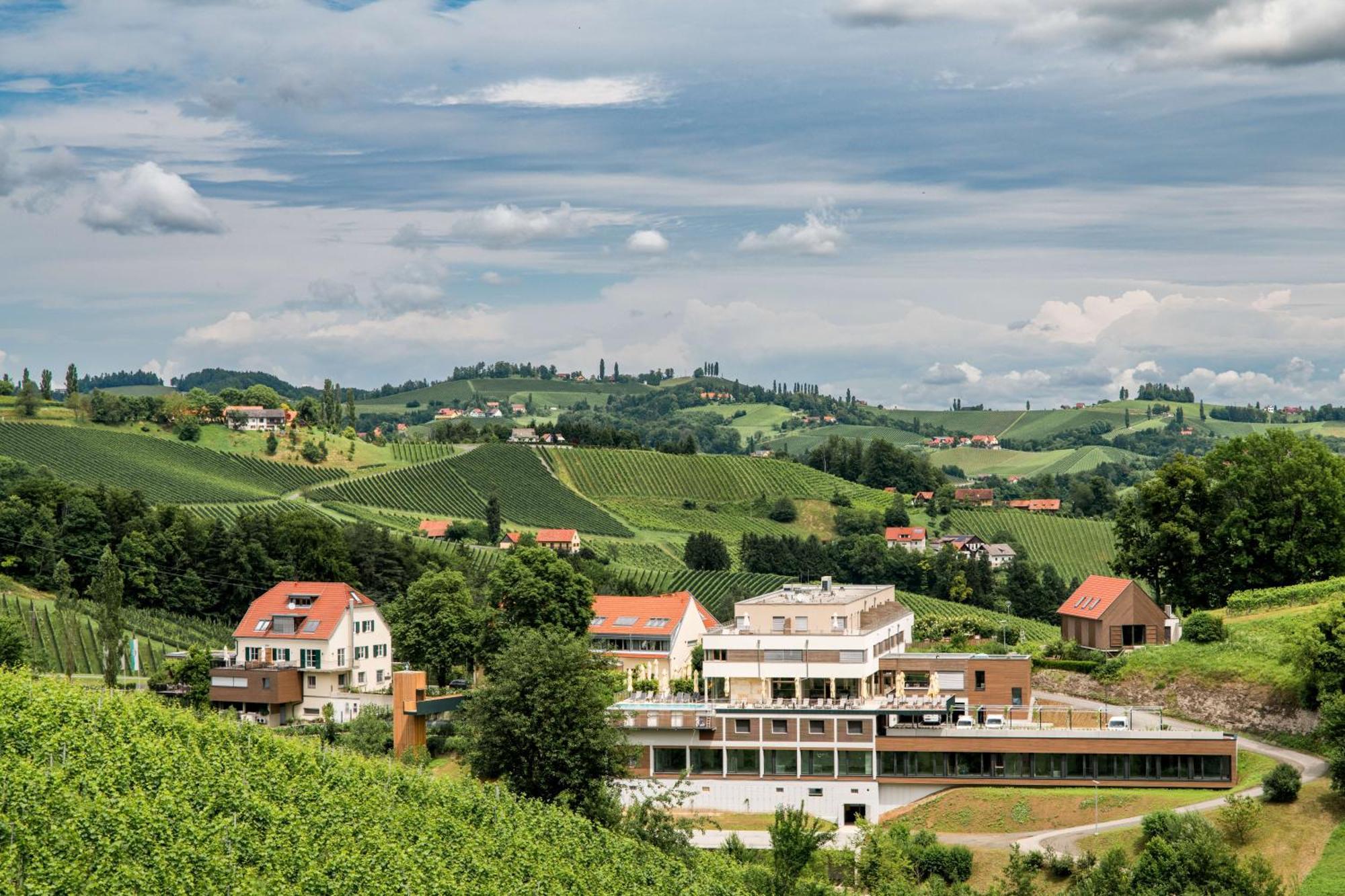 Отель Landgut Am Poessnitzberg Лойчах Экстерьер фото